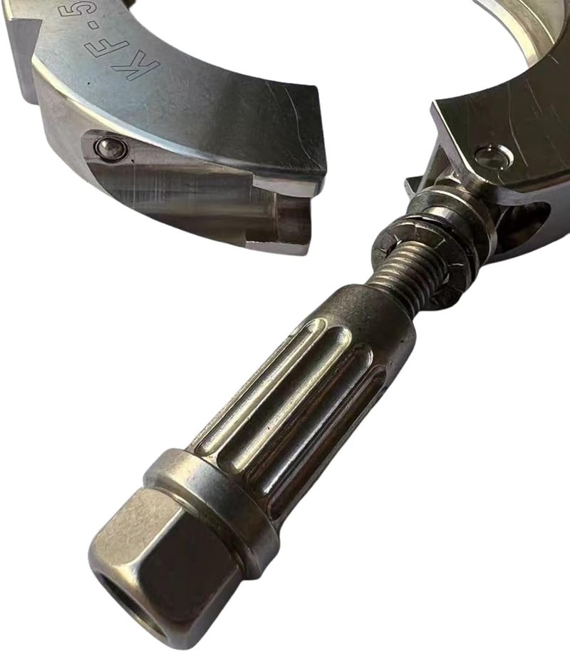 DEKADONS KF40 Flange High Tension Clamps With Lock, NW40 Heavy Machined Vacuum Clamp, 304 Stainless Steel (KF-40) - Image 2